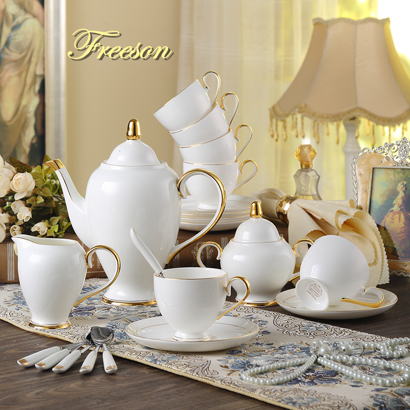 Coffee Tea Sugar - Gnade Knochen China Kaffee Set Weiß