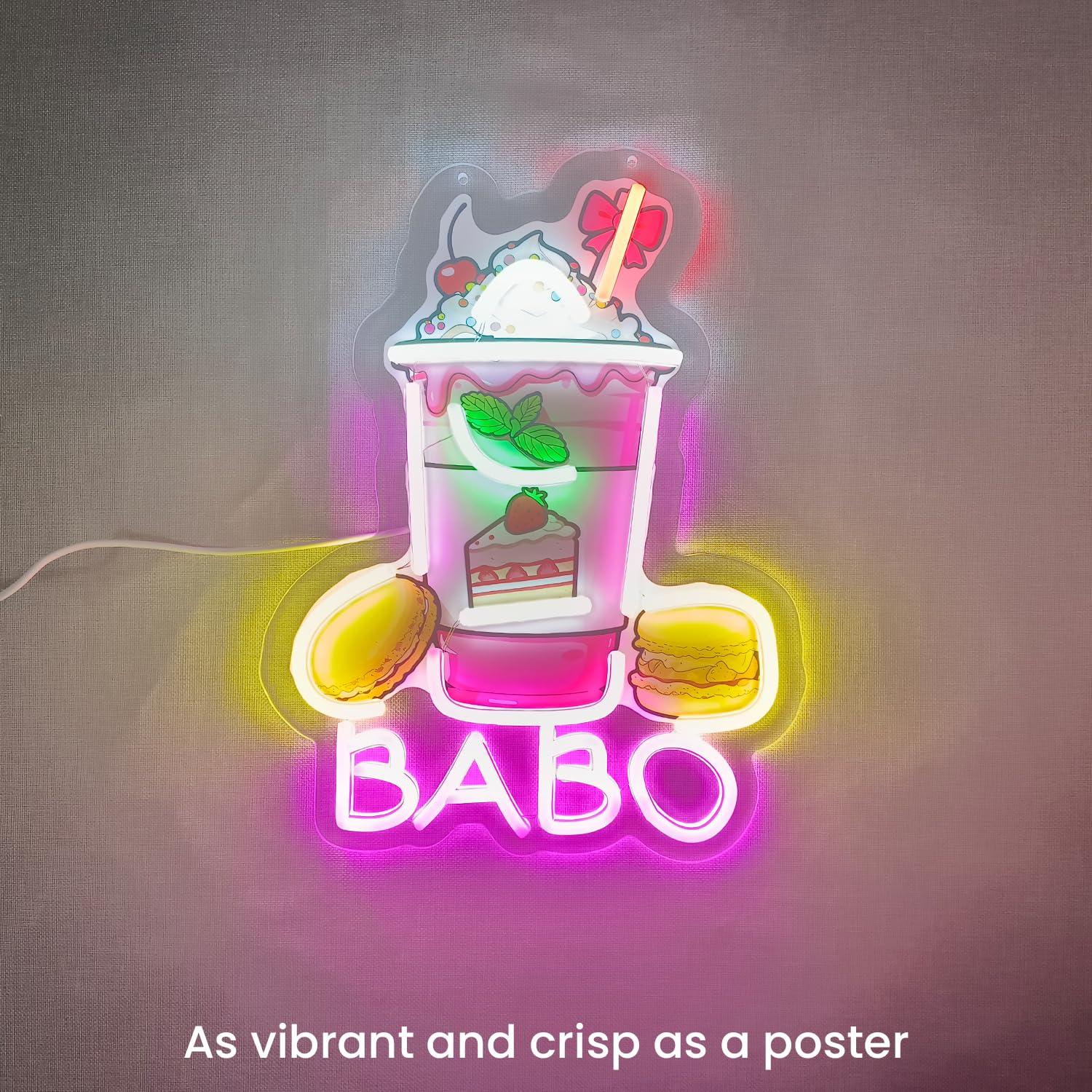 Boba Neon-Schild Leuchtende Bu – Coffee Tea & Jane Bewertung und Preis